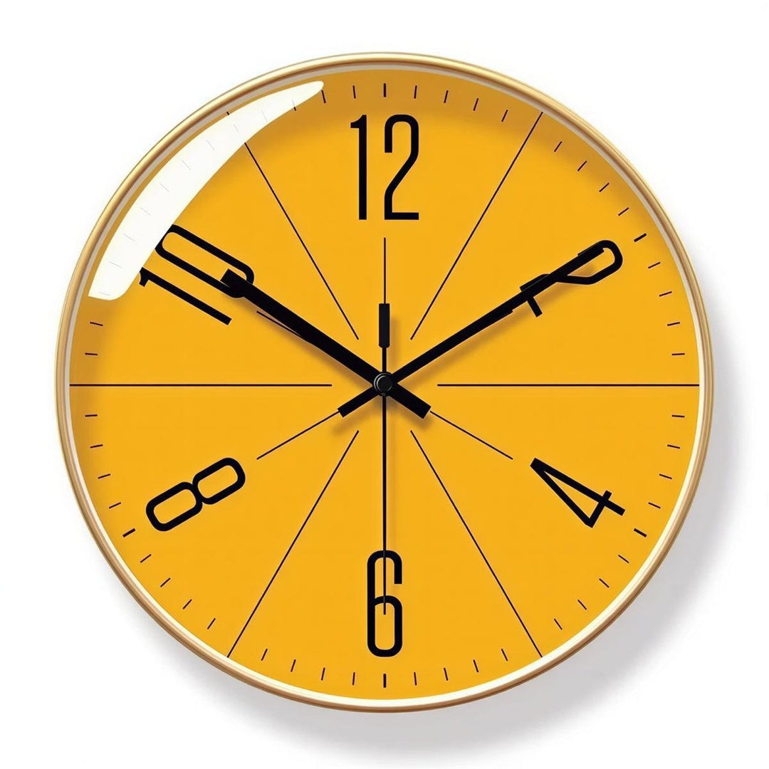 Minimalist Nordic Scandi Wall Clock With Silent Movement