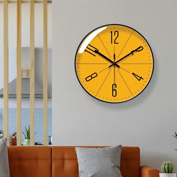 Minimalist Nordic Scandi Wall Clock With Silent Movement