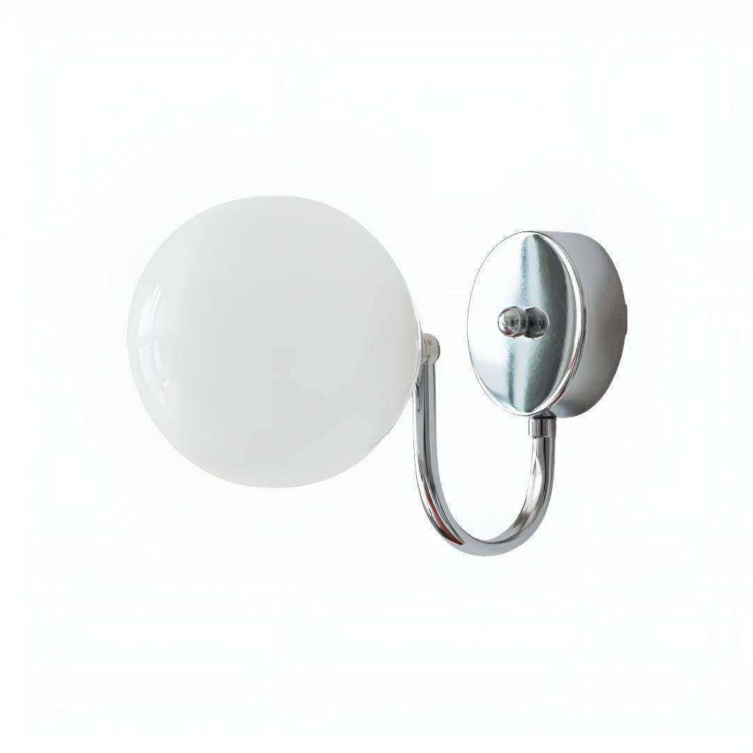 Minimalist Wall Light With Mid Century Globe Design