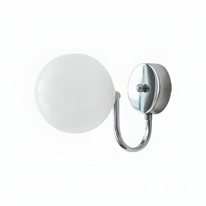 Minimalist Wall Light With Mid Century Globe Design