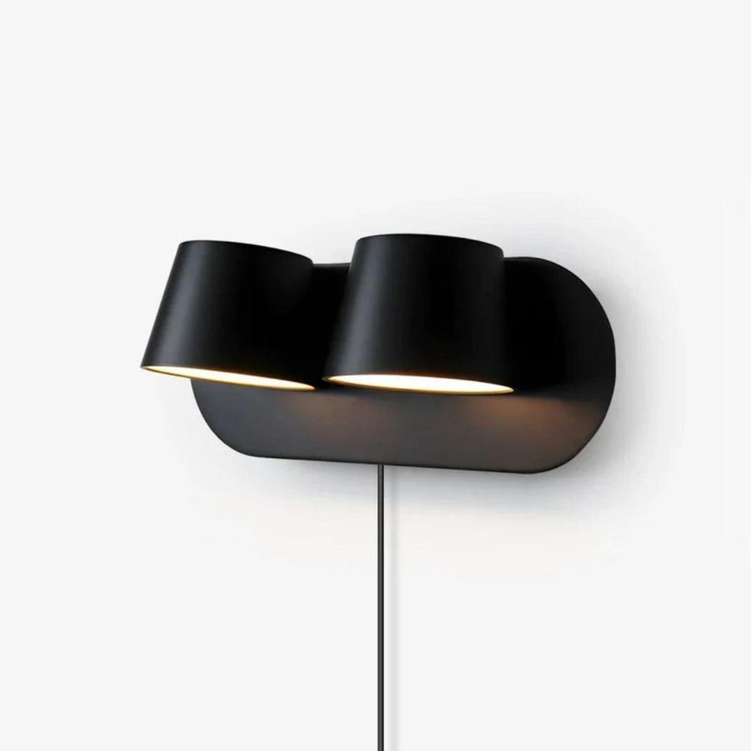 Modern Adjustable Rotating Wall Sconce With Plug In Design