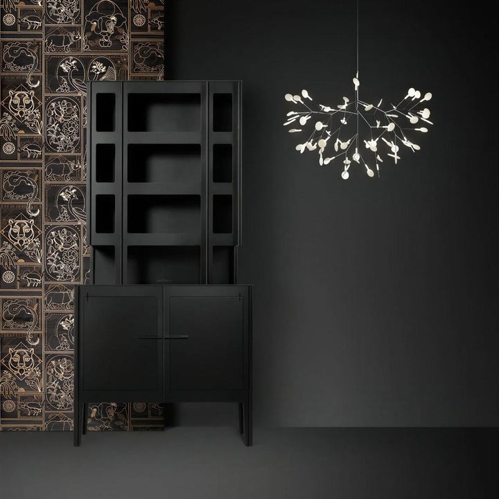 Modern Chandelier With Organic Leaf Design