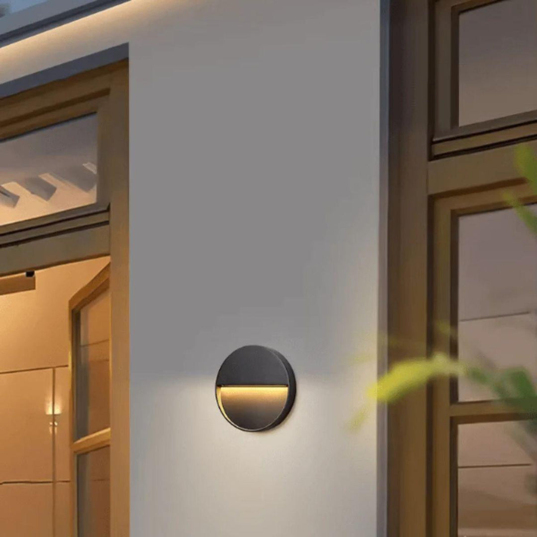 Modern Circular Wall Mounted Light Fixture For Staircase And Hallway