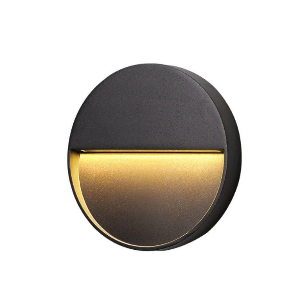 Modern Circular Wall Mounted Light Fixture For Staircase And Hallway