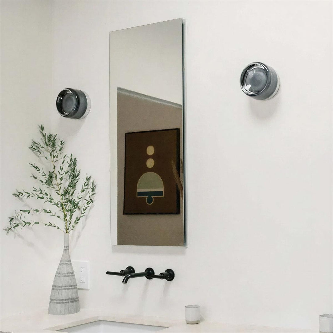 Modern Dimple Wall Sconce Light With Ambient Glow