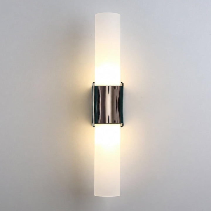 Modern Double Headed Wall Light Sconce Featuring Up Down Lighting