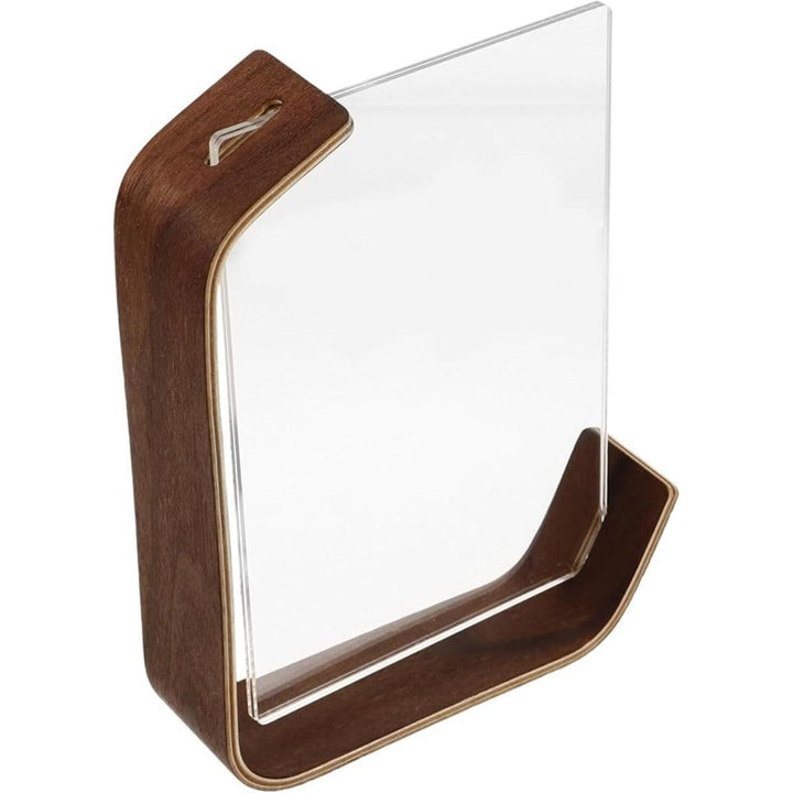 Modern Double Sided Floating Photo Frame With Display For Desk And Shelf