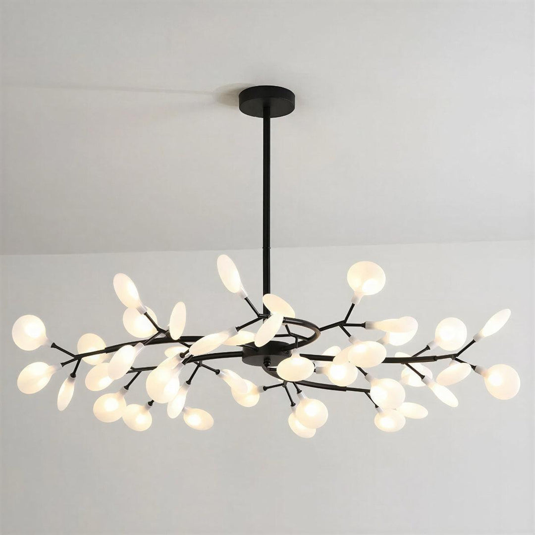Modern Firefly Sputnik Chandelier With Multi Cluster Design