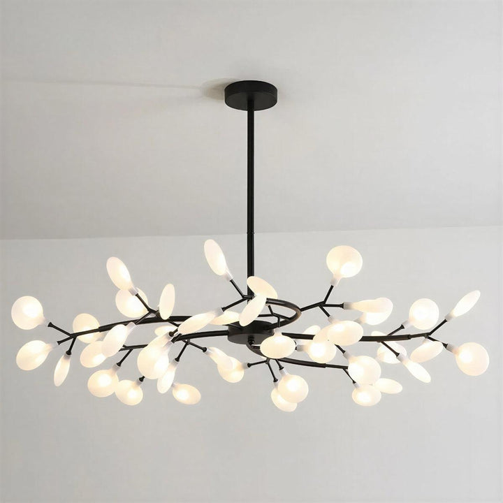 Modern Firefly Sputnik Chandelier With Multi Cluster Design