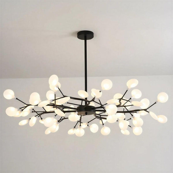 Modern Firefly Sputnik Chandelier With Multi Cluster Design