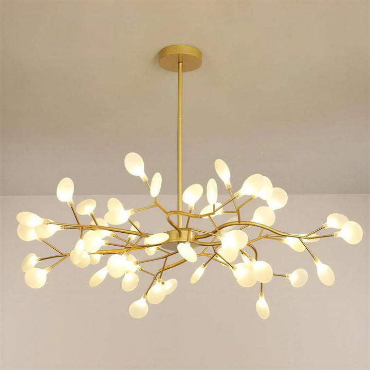 Modern Firefly Sputnik Chandelier With Multi Cluster Design