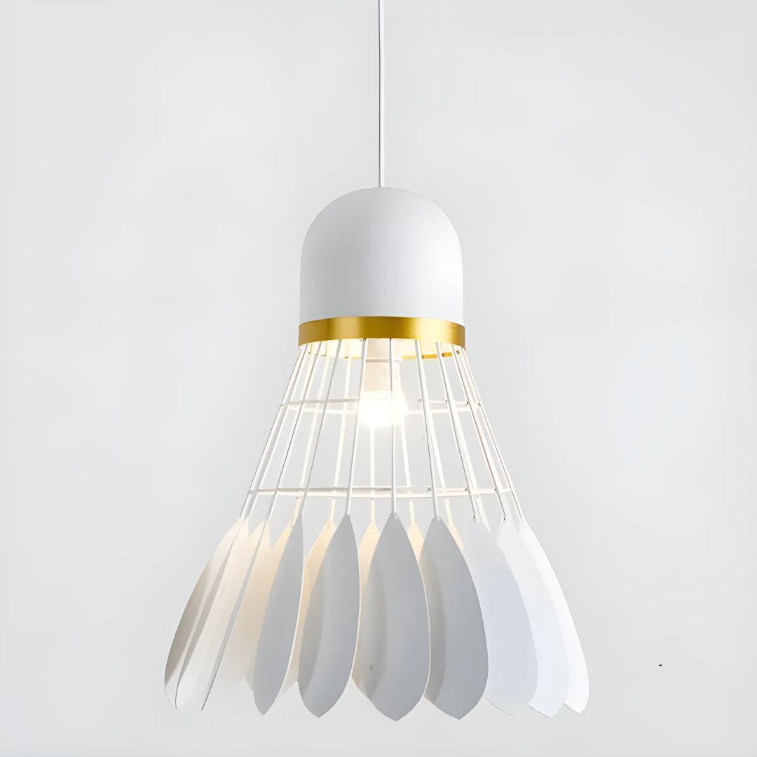 Modern Floral Pendant Lighting with Flower Cage Shade Design