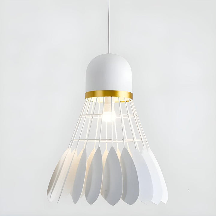 Modern Floral Pendant Lighting with Flower Cage Shade Design