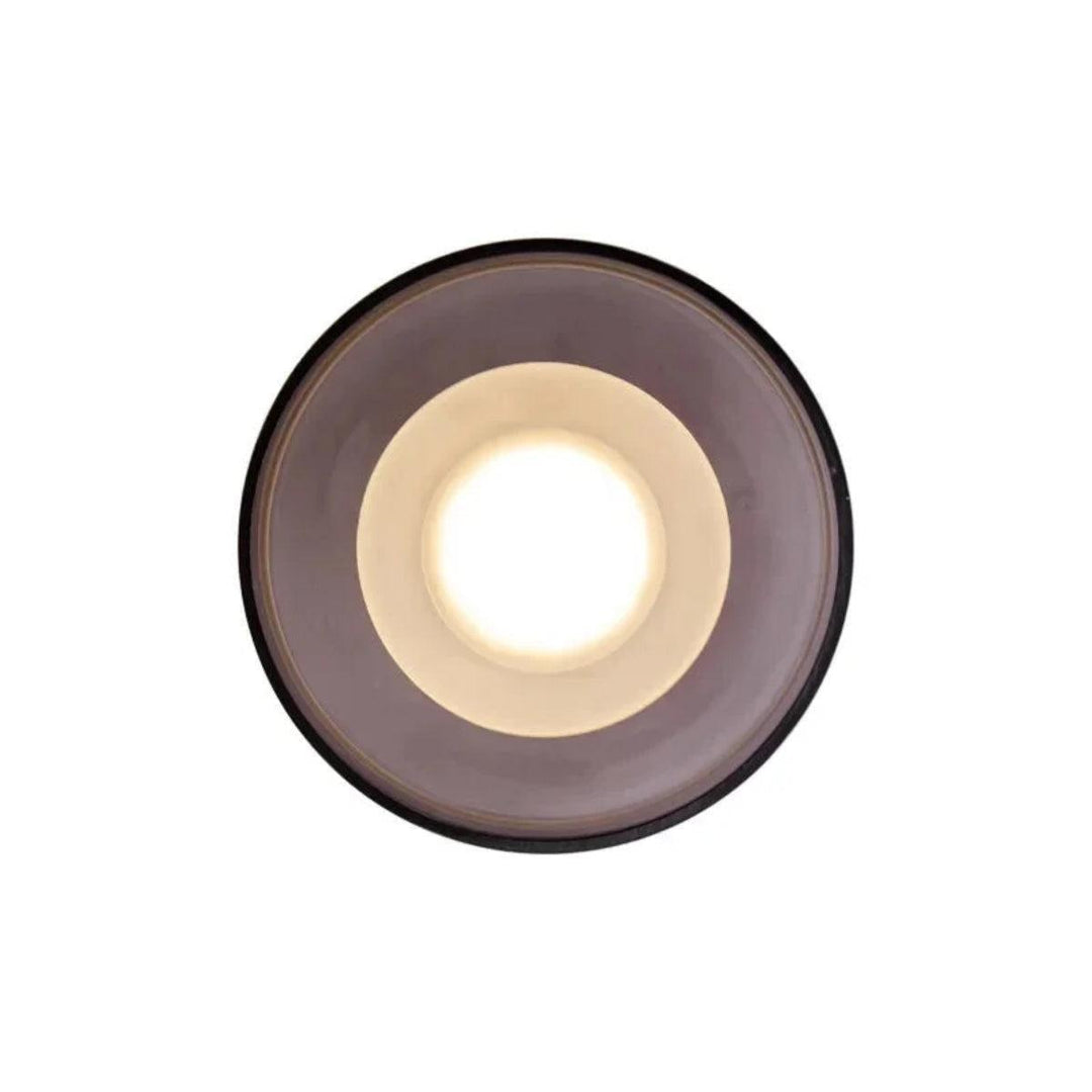 Modern Glass Wall Or Ceiling Mounted Light With Minimalist Round Design