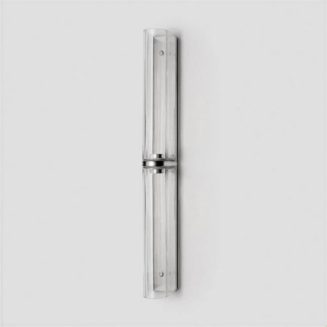 Modern Interior Wall Sconce With Slim Architectural Double Column Design