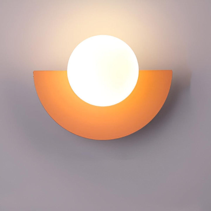 Modern Minimalist Half Circle Crescent Wall Sconce Light