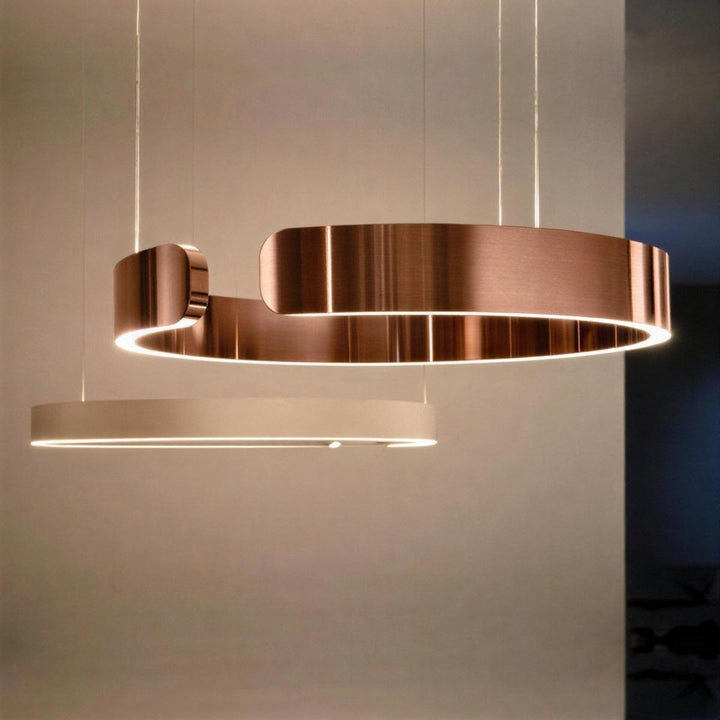 Modern Round Circular LED Pendant Light Fixture