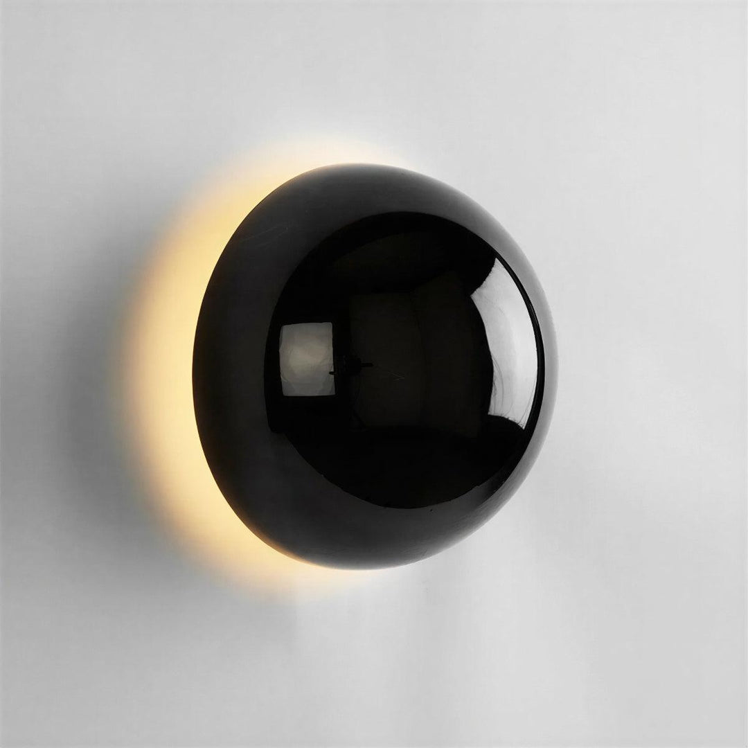 Modern Round Orb Wall Light Sconce Lighting Fixtures With Internal Light