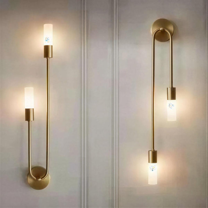 Modern Up Down Dual Glow Wall Sconce Light