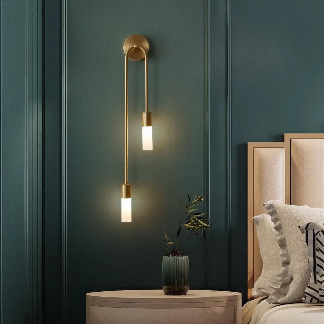Modern Up Down Dual Glow Wall Sconce Light