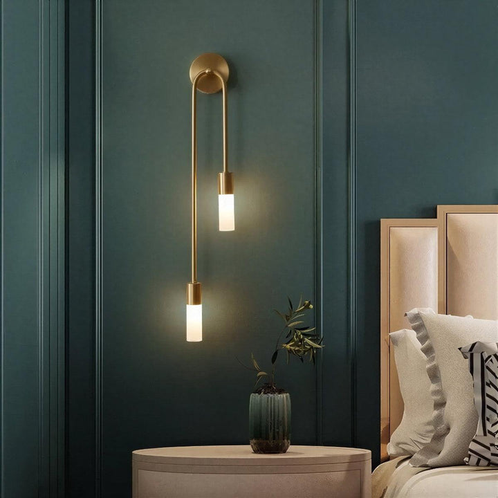 Modern Up Down Dual Glow Wall Sconce Light