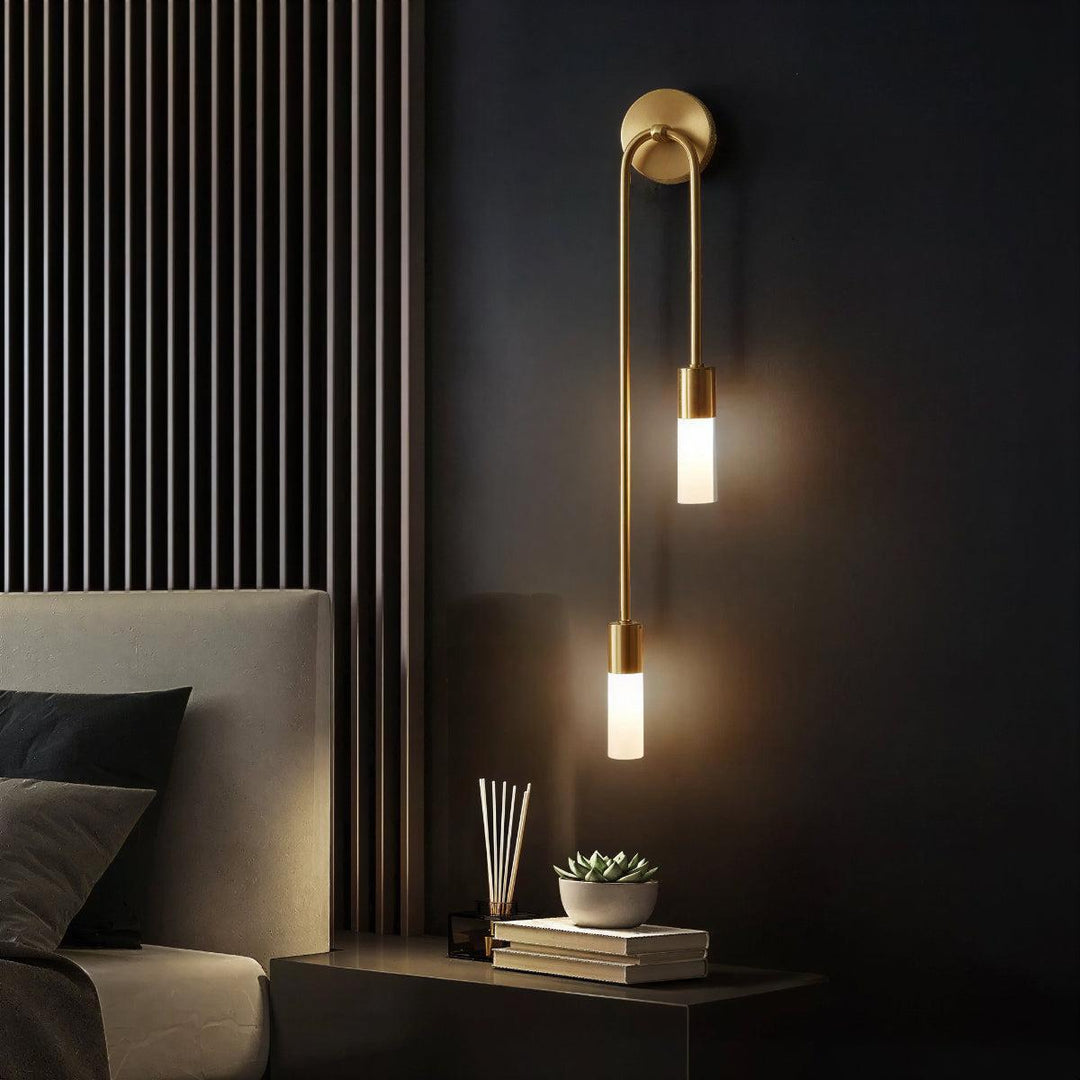 Modern Up Down Dual Glow Wall Sconce Light