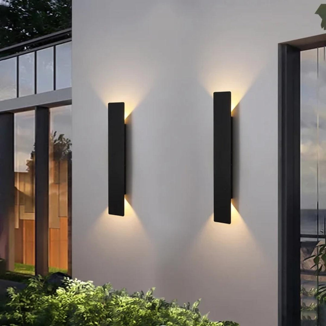 Modern Up Down Outdoor Wall Light For Exterior Walls