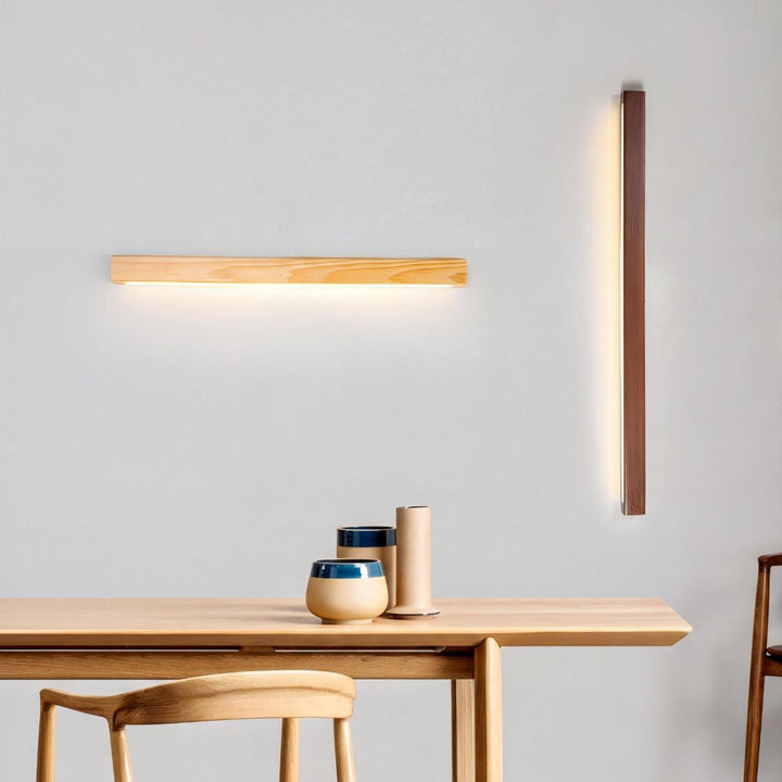 Modern Vanity Strip Wall Light Sconce Fixture With Downlight