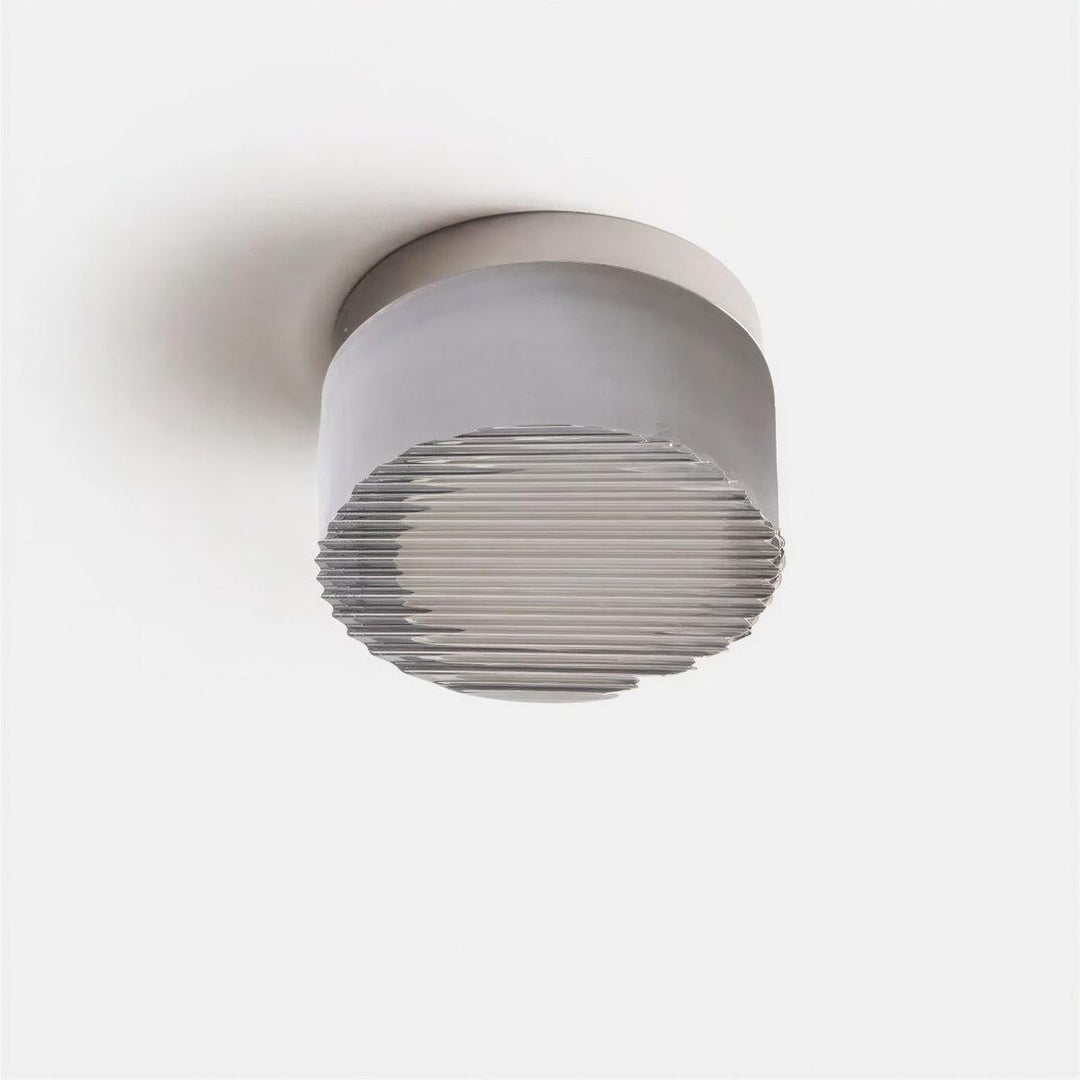 Modern Wall Sconce Light With Grated Design And Ambient Glow