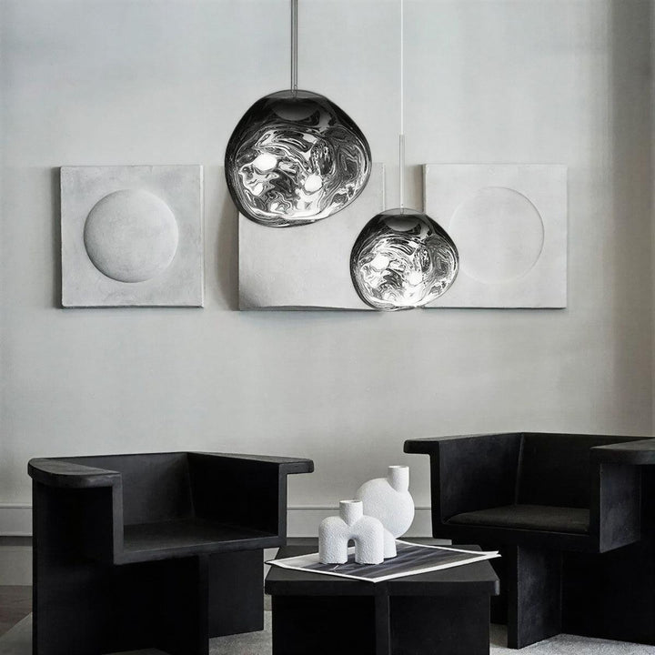 Molten Lava Styled Hanging Pendant Light