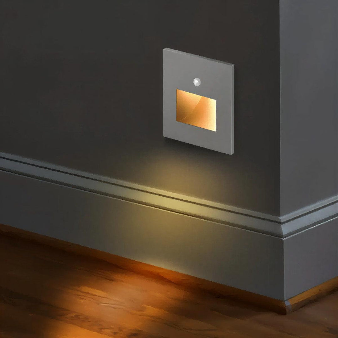 Motion Activated Sensor Light For Indoor Stairway And Hallway Lighting