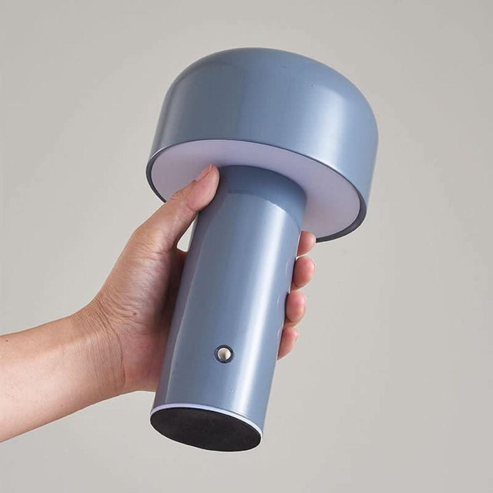 Mushroom Table Lamp With Dimmable Rechargeable Cordless Design