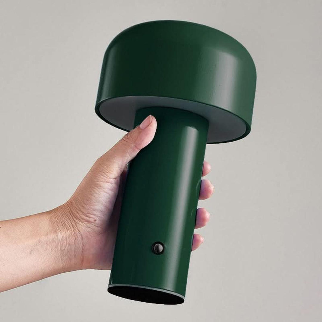 Mushroom Table Lamp With Dimmable Rechargeable Cordless Design