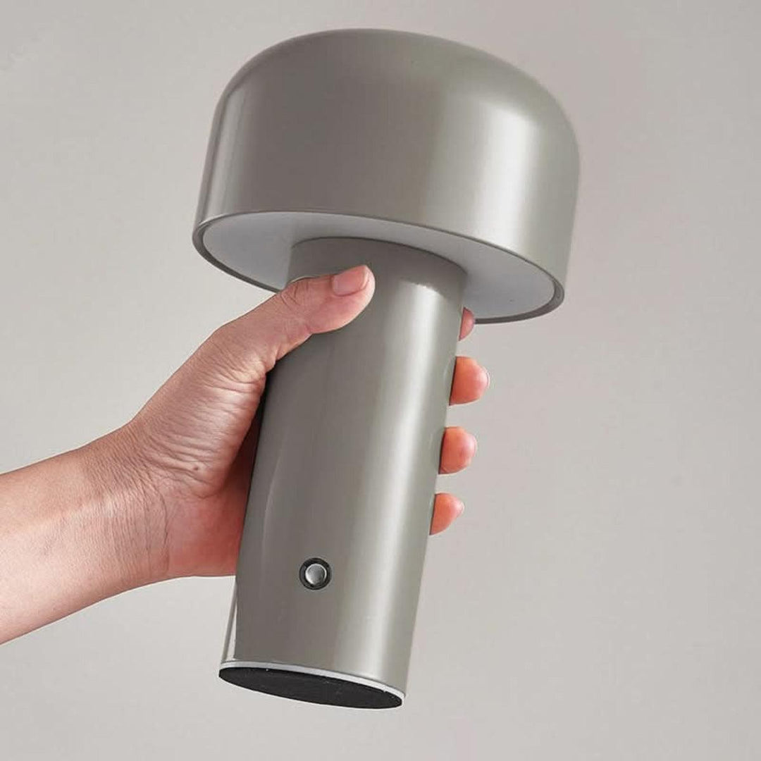 Mushroom Table Lamp With Dimmable Rechargeable Cordless Design