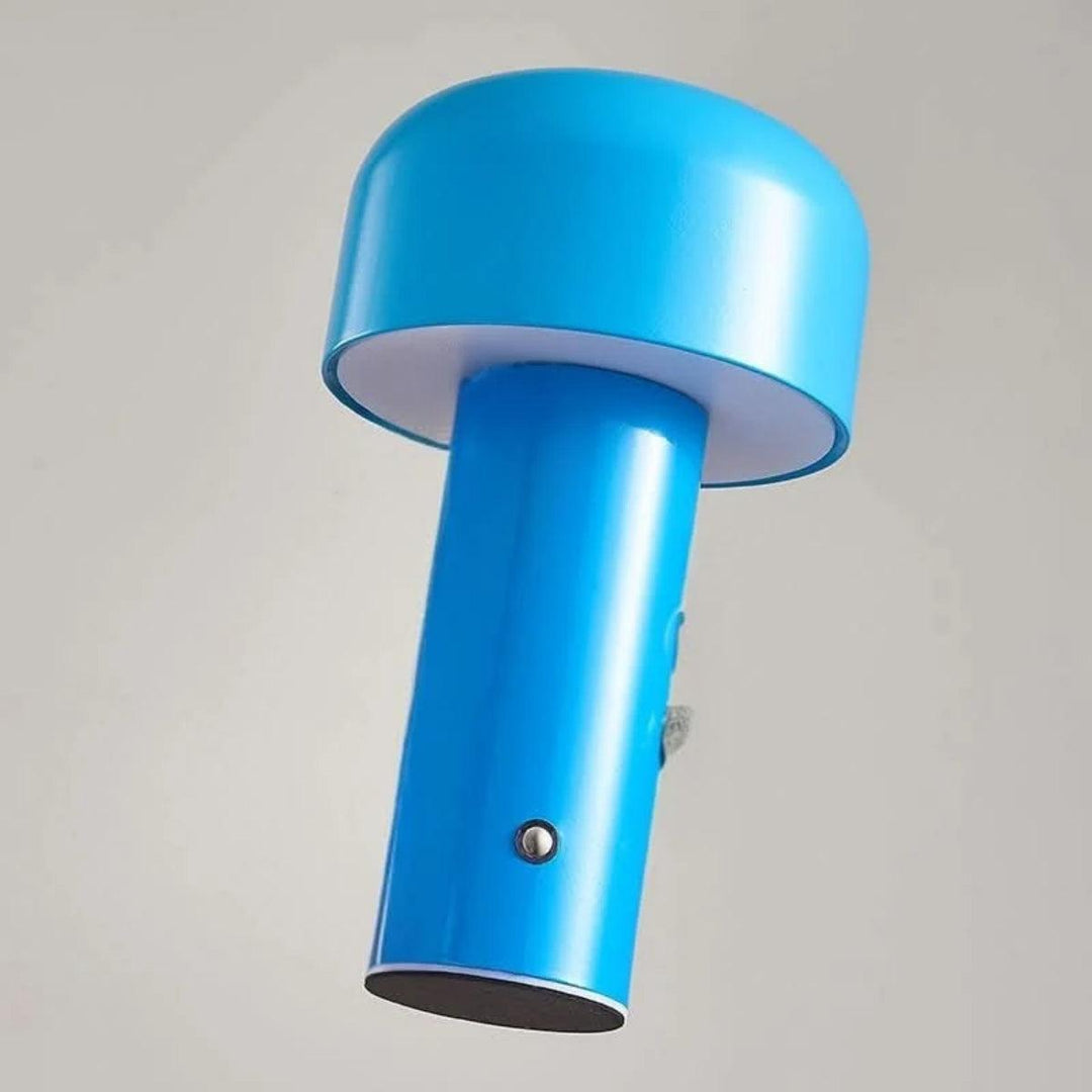 Mushroom Table Lamp With Dimmable Rechargeable Cordless Design