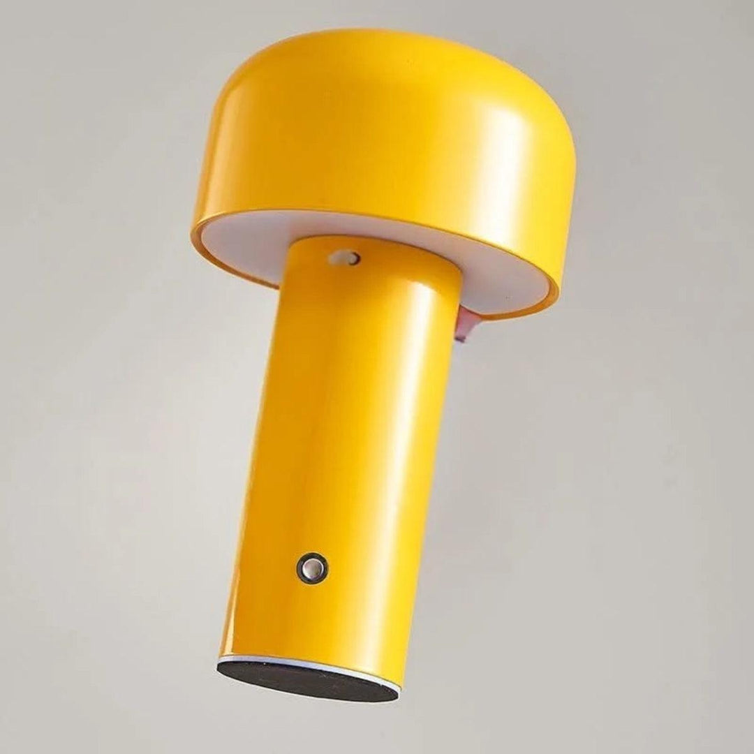 Mushroom Table Lamp With Dimmable Rechargeable Cordless Design