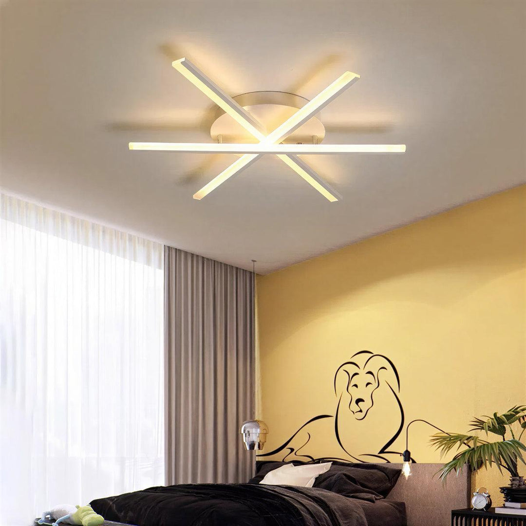 Nordic Geometric Style Flush Mount Ceiling Light Fixture