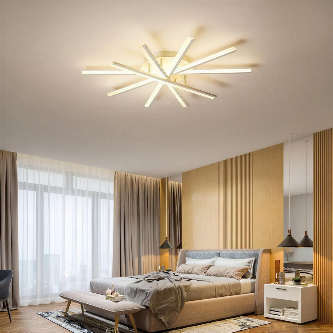 Nordic Geometric Style Flush Mount Ceiling Light Fixture
