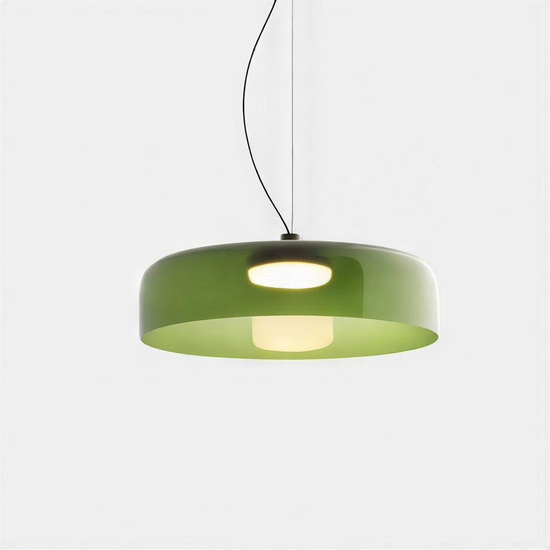 Nordic Glass Pendant Light Featuring Tiered Design