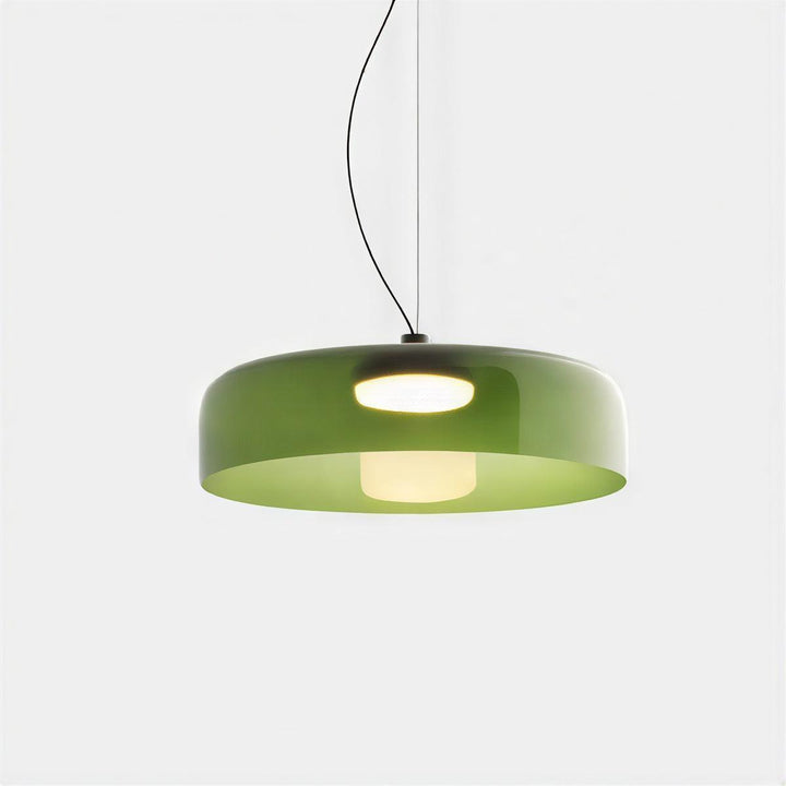 Nordic Glass Pendant Light Featuring Tiered Design