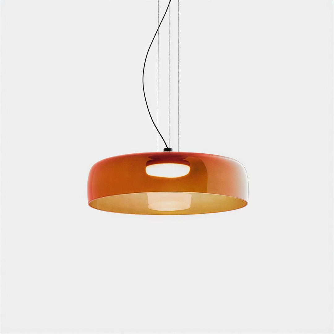 Nordic Glass Pendant Light Featuring Tiered Design