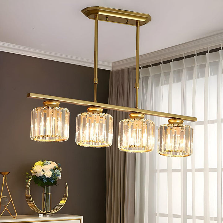 Nordic Linear Pendant Light Fixture For Kitchen Island