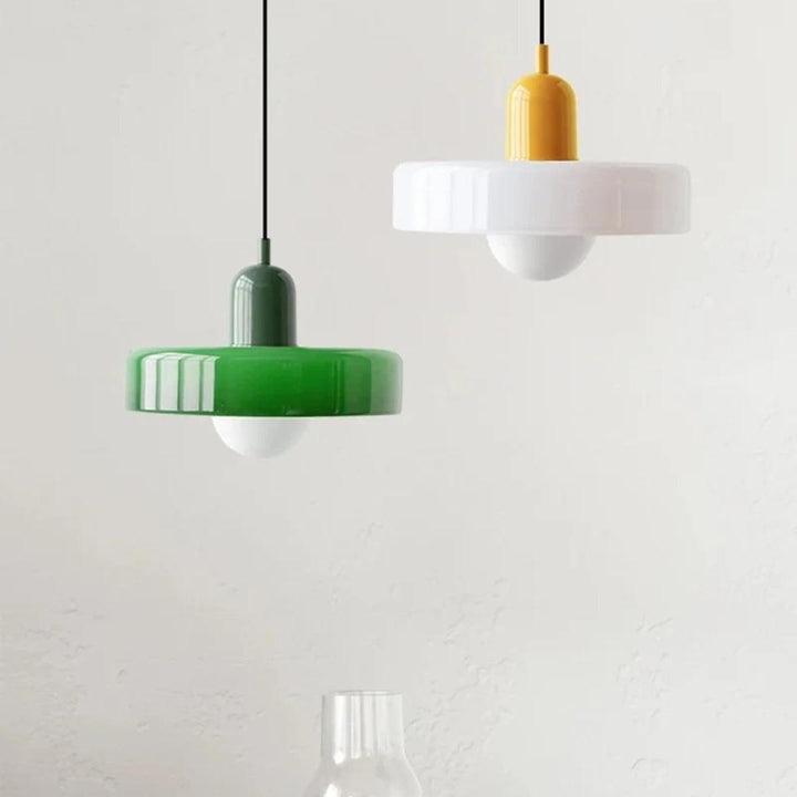 Nordic Modern Bauhaus Glass Pendant Lighting Fixture