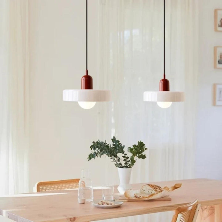 Nordic Modern Bauhaus Glass Pendant Lighting Fixture