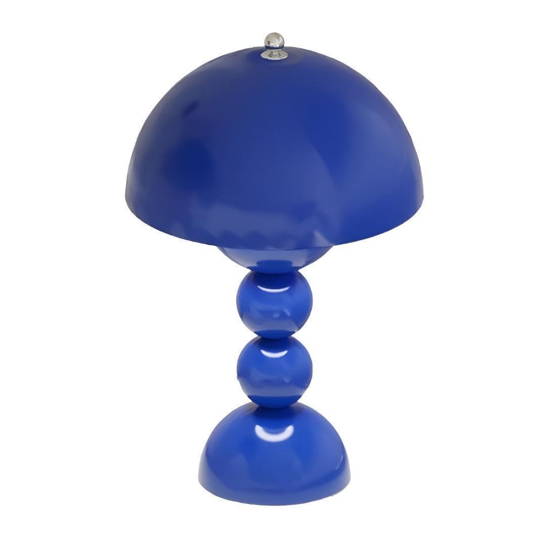 Nordic Styled Rechargeable Cordless Table Lamp With Mushroom Shade