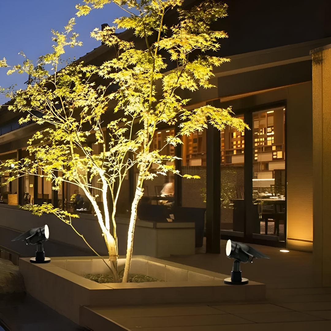 Outdoor Adjustable Solar Spot Lights For Garden Lighting