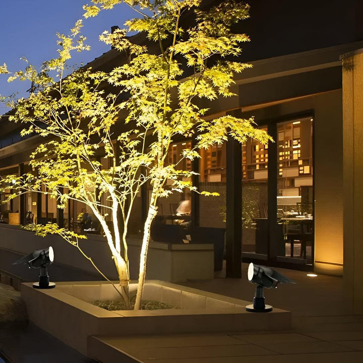 Outdoor Adjustable Solar Spot Lights For Garden Lighting