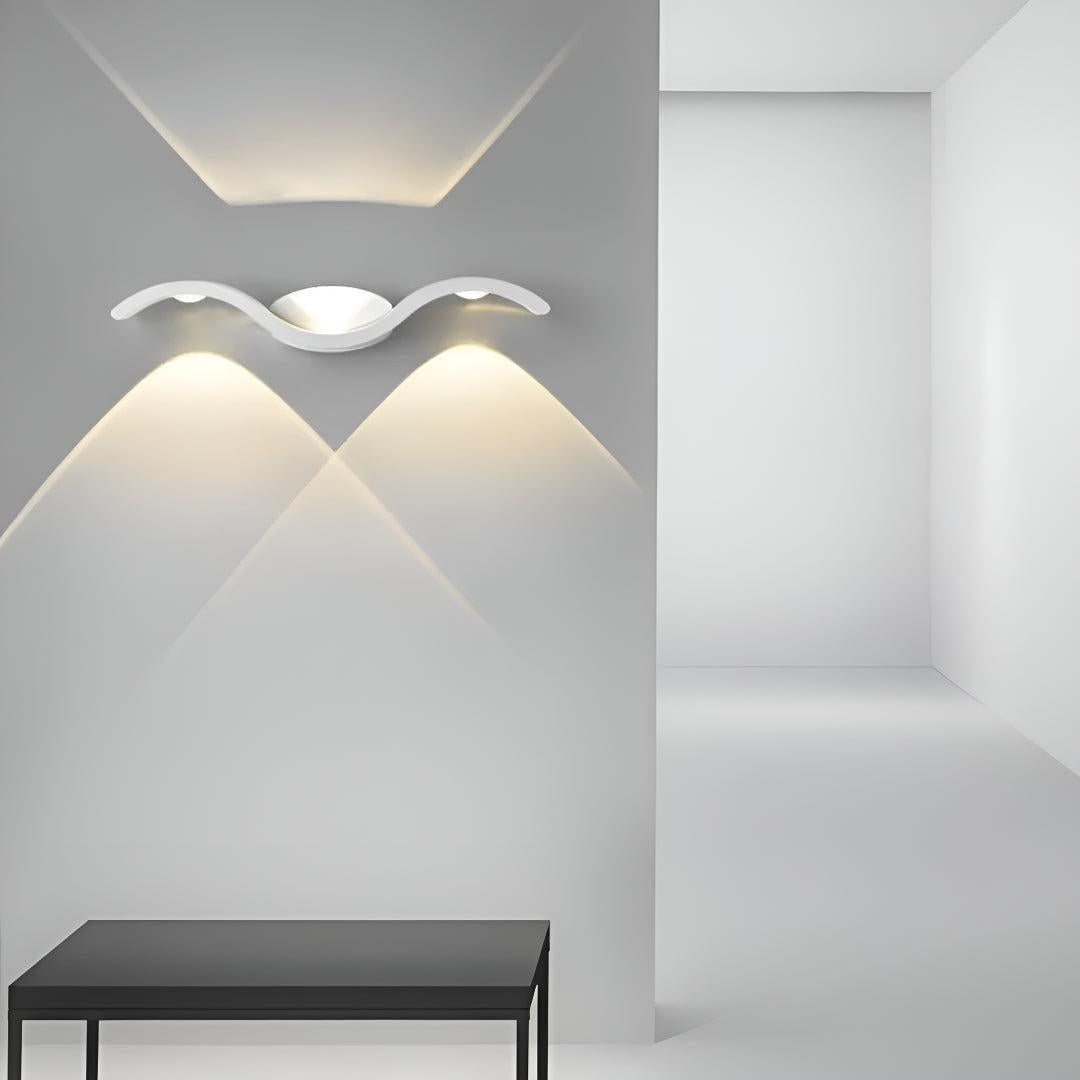 Outdoor Wall Light With Seagull Design And Up Down Light