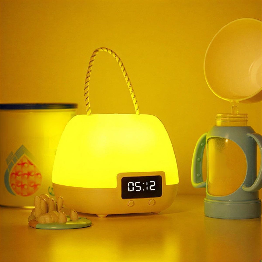 Portable Digital Sunrise Alarm Clock With Wake Up Light