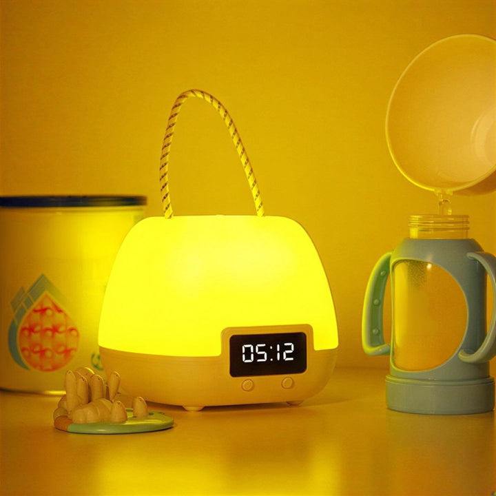 Portable Digital Sunrise Alarm Clock With Wake Up Light